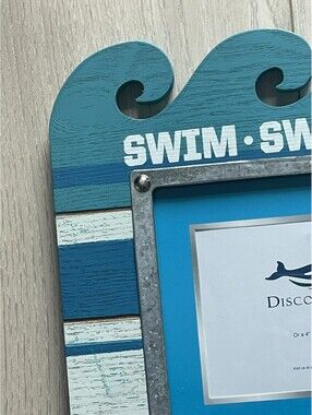 Discovery Cove Picture Frame 6X8 Or 4X6 Dolphin swim swam swung Ocean waves